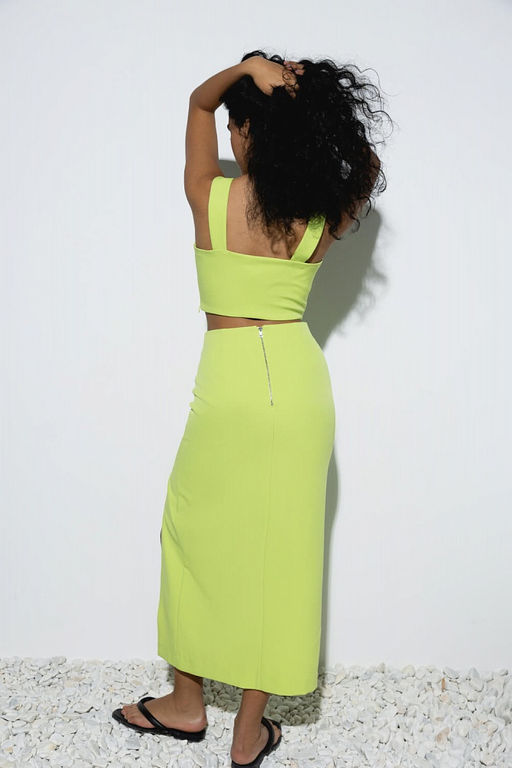 Укороченная блузка-топ корсетного дизайна - Incity фото 4