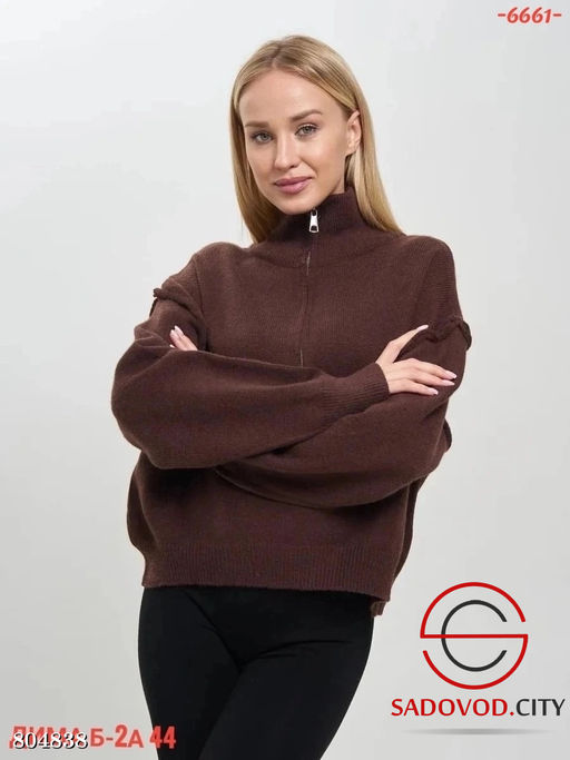 кофта женская на молнии - Bruno фото 3