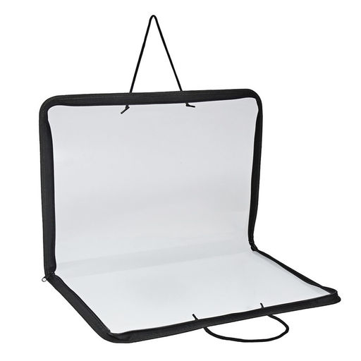 Папка для чертежей и рисунков А3, 460 х 320 х 25 мм, с ручками, пластиковая, молния вокруг, Офис - Calligrata фото 3