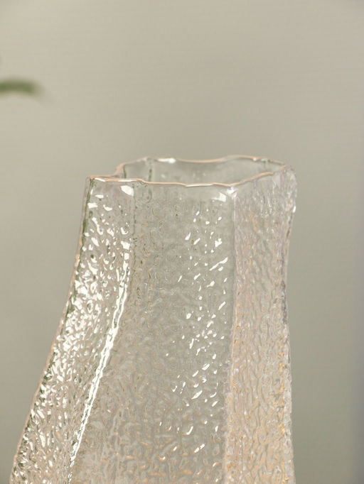 Ваза «Дженис», 25×12×8 см, стекло, прозрачная