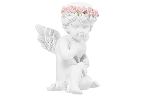 Статуэтка 9*7*10,5 см "Ангелочек с бантом"