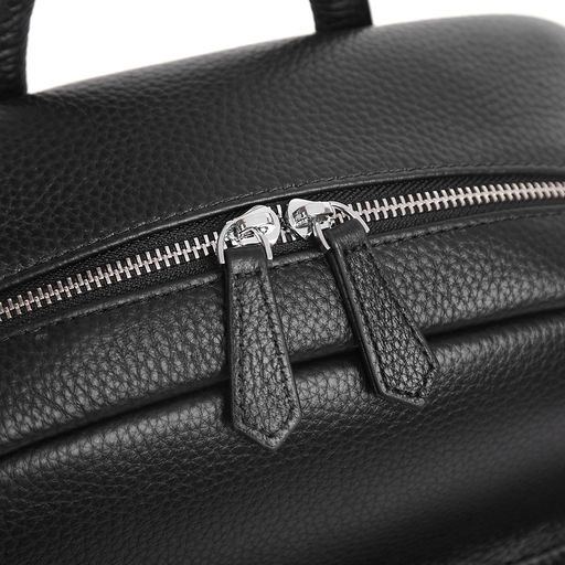 Рюкзак мужской, кожа, MIRONPAN 19163 Черный фото 4