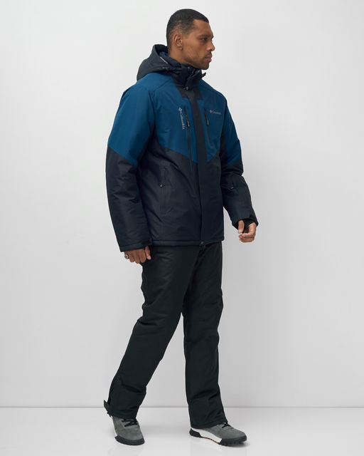 Горнолыжный костюм мужской зимний темно-синего цвета 07713TS - Mtforce фото 5