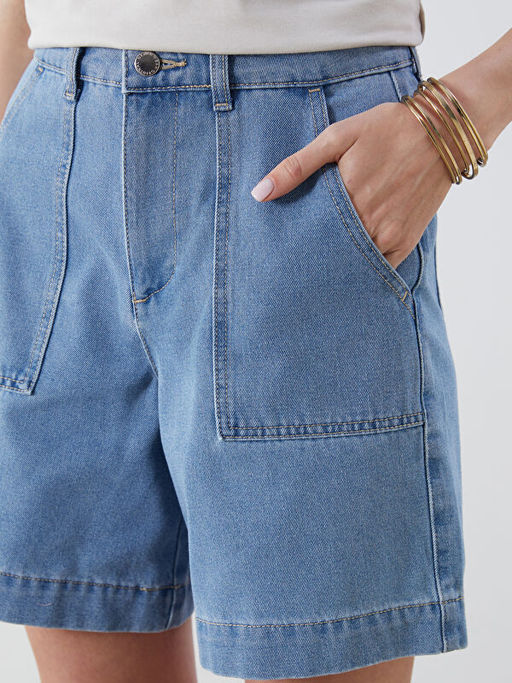 Джинсовые шорты женские Bermuda Fit