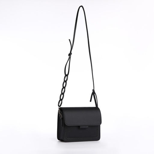 Сумка женская-мессенджер, цвет черный 17*14*6 см - Nazamok фото 4