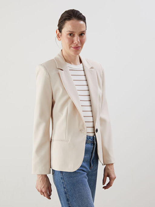 Regular Fit Kad?n Blazer Ceket