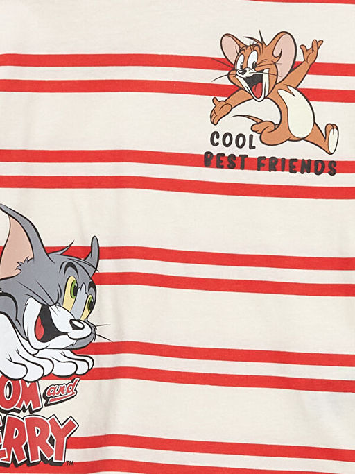 Tom ve Jerry Bask?l? Erkek ?ocuk Ti??rt ve ?ort 2li