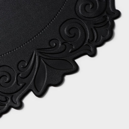 Набор салфеток сервировочных Элоиза, d=37.5 см, 4 шт., чёрный - Simaland фото 6