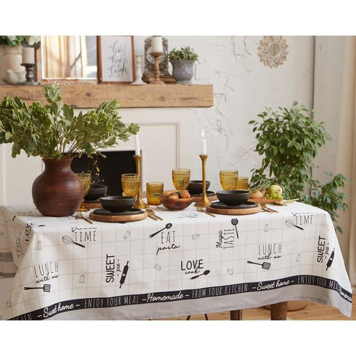 Скатерть Этель Homemade 149х110см, 100% хлопок, саржа 190 г/м2  фото 7
