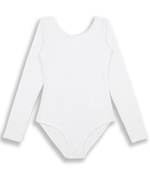 CRB wear/CAJG 40021-20 (CAJ 4121) Купальник гимнастический, белый/Ex.Cherubino  фото 3