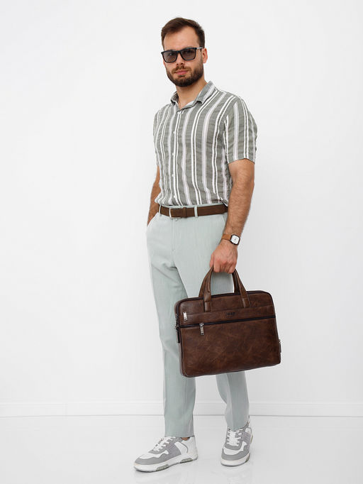 Портфель 3105-5 coffee  Jeep