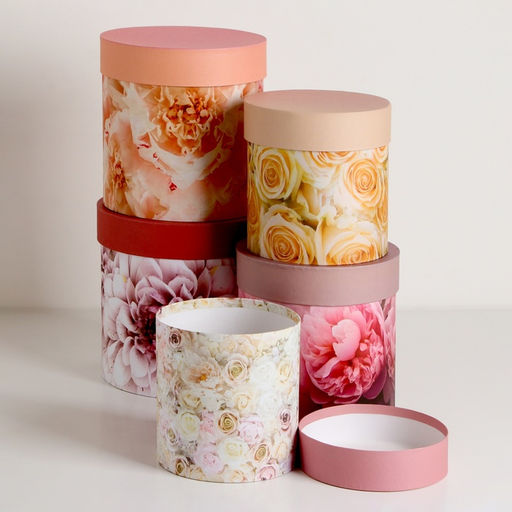 Набор шляпных подарочных коробок 5 в1 Мечта, 20?20 - 15?15 см - UPAK LAND фото 3