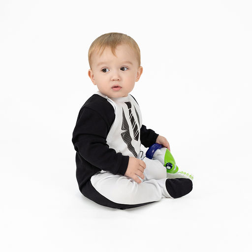 Комбинезон ясельный черный галстук