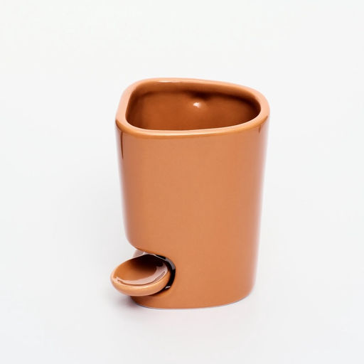 Кружка керамическая новогодняя Олененок, 200 мл, с ложкой