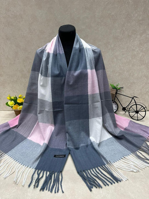 Палантин из кашемира, мультицвет