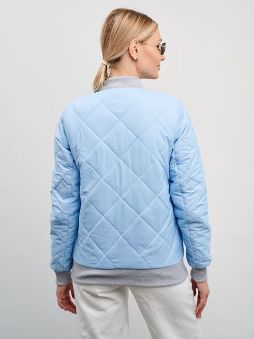 Женский бомбер ED-06 голубой - Yollochka фото 18