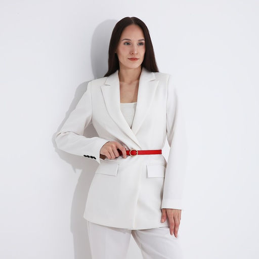 Ремень женский, ширина 2 см, винт, пряжка металл, цвет красный - Simaland фото 3