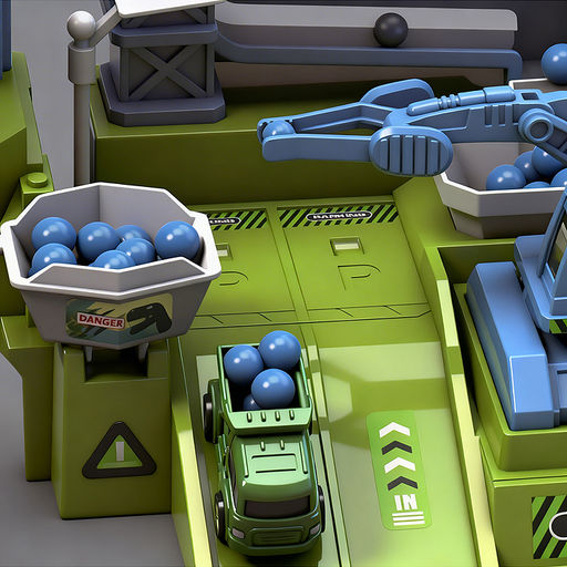 Трек  "Дино парк" (свет, звук, 4 машины металл) в коробке