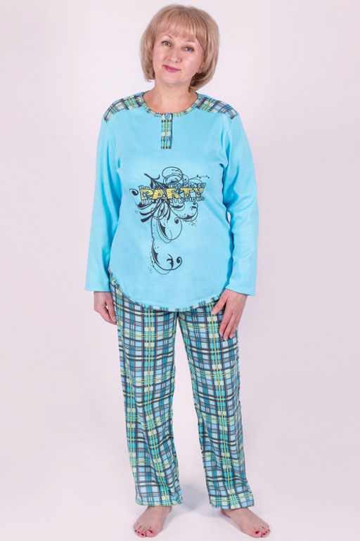 Арт. 4431 Пижама с брюками 54-60 (4 шт) Цвет:ассорти - Калинка фото 4