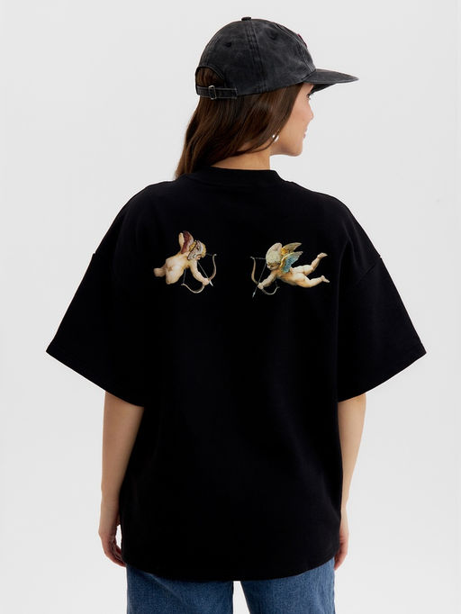 Футболка женская MIST Queen, размер 48, чёрная