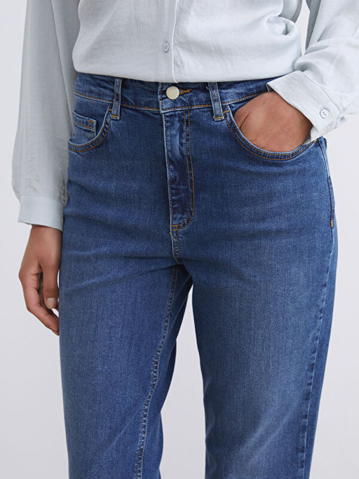 Slim Fit Kad?n Jean Pantolon