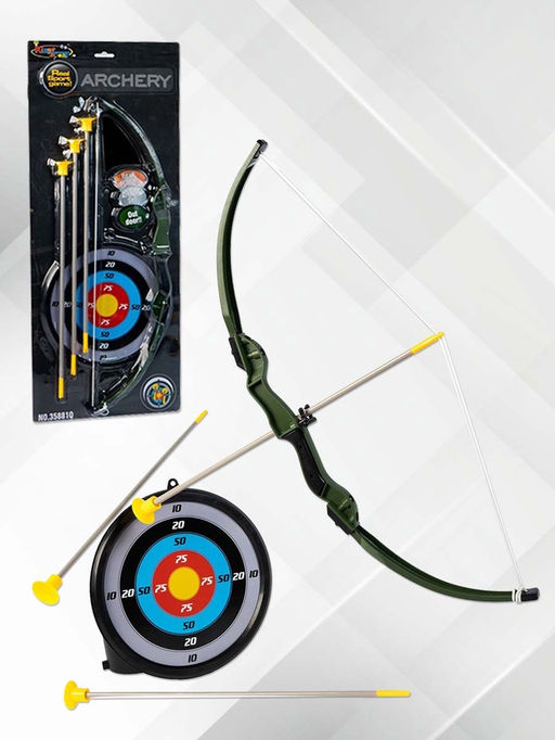 Лук Меткий стрелок, с мишенью и стрелами на присосках - Simaland фото 2