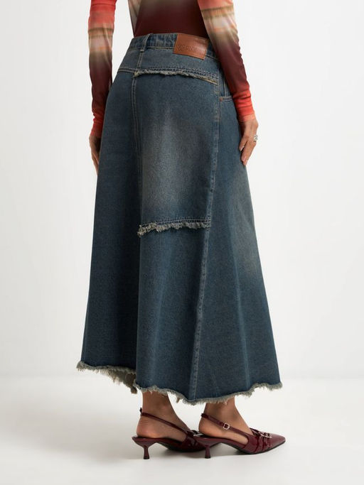 10200560018 Юбка джинсовая жен. Krotone сине-зеленый - Concept club фото 5