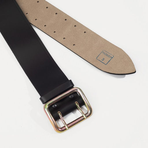 Ремень мужской, ширина 5 см, пряжка металл, цвет чёрный - Simaland фото 2