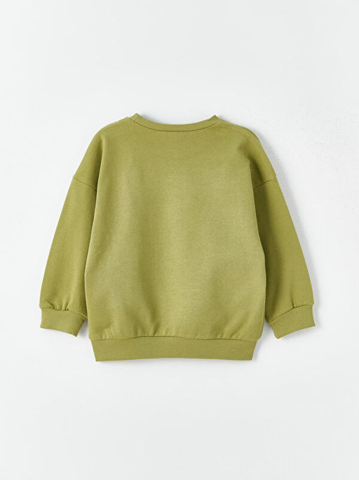 Bask?l? Uzun Kollu Erkek Bebek Sweatshirt 2li - Waikiki фото 3