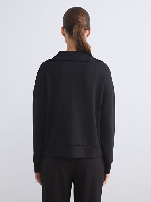 Dik Yaka Kad?n Sweatshirt