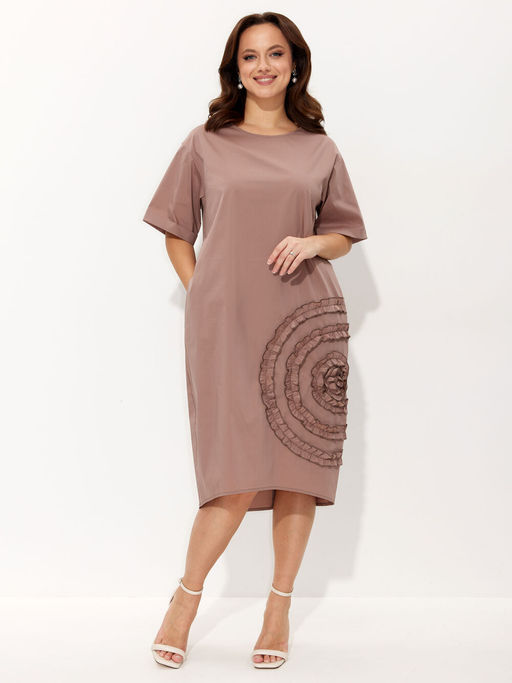Платье Liona Style 969 мокко фото 2