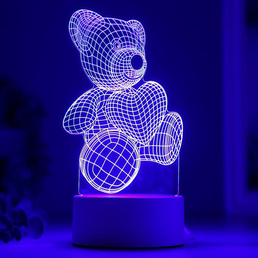 Светильник "Мишутка" LED RGB от сети 9,5х10,5х20 см RISALUX