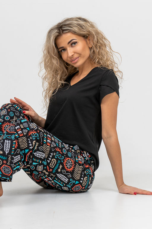 Костюм женский Натали 36691 футболка и брюки хлопок  фото 22