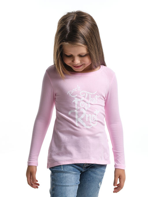 Футболка (лонгслив)	 UD 0956 розовый - Mini maxi фото 3