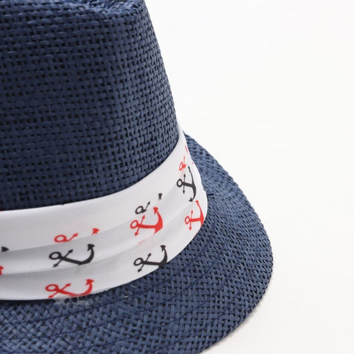 Шляпа мужская MINAKU, размер 58, синяя