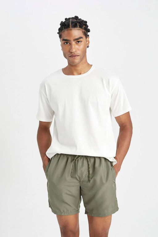 Regular Fit File Astarl? Diz Ustu Deniz Sortu - Defacto фото 3