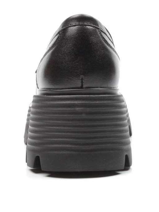 03-5933 BLACK Лоферы женские (натуральная кожа)