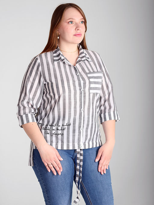 Рубашка женская в полоску