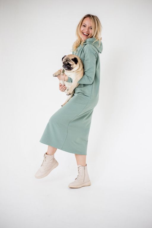 Платье ФУТЕР 2х нитка ПЕНЬЕ - Knitka wear фото 3