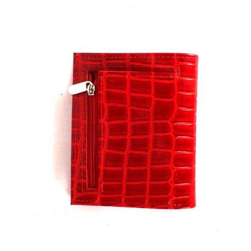 Портмоне женское Croco-ПР-905 натуральная кожа 2 отд, 8 карм, красный крокодил (203) 264619  фото 2