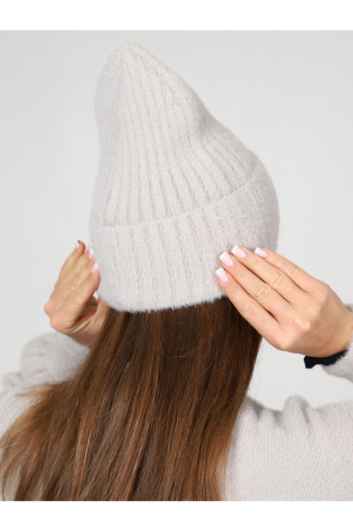 Шапка Бини ШВ-2.02 светло-серый - Хороший трикотаж фото 3
