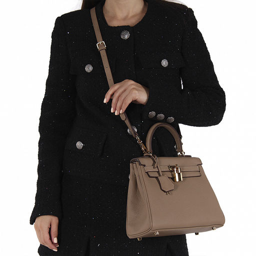 Сумка 25KLVG taupe Vitelli Grassi