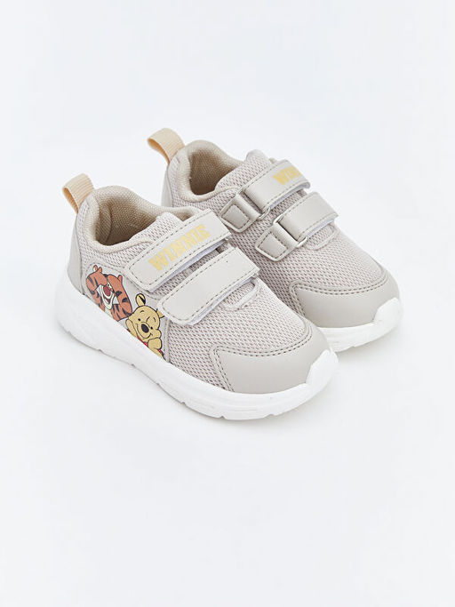 Winnie The Pooh Bask?l? Erkek Bebek Spor Ayakkab?