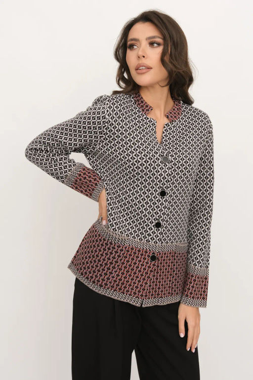 ЗЛАТА Жакет М 3158/терракот