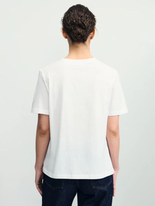 Футболка из хлопка с принтом / Zarina фото 5