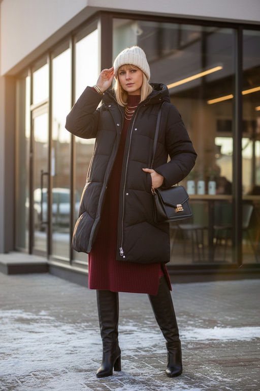 Зимняя куртка удлиненная арт.28119