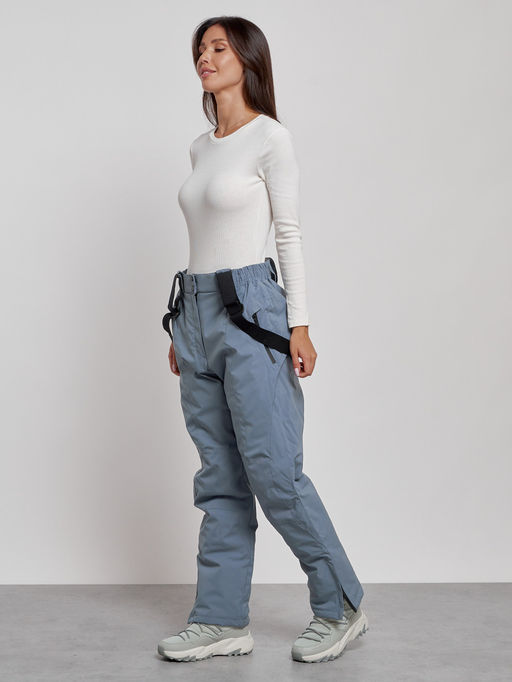 Горнолыжный костюм женский большого размера зимний синего цвета 02308S - Chunmai фото 24