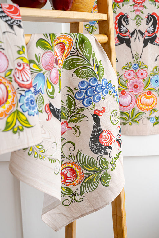 Полотенце кухонное Роспись - Натали фото 6