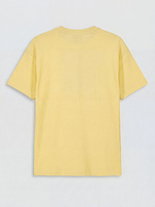 Bisiklet Yaka Bask?l? Erkek ?ocuk Ti??rt