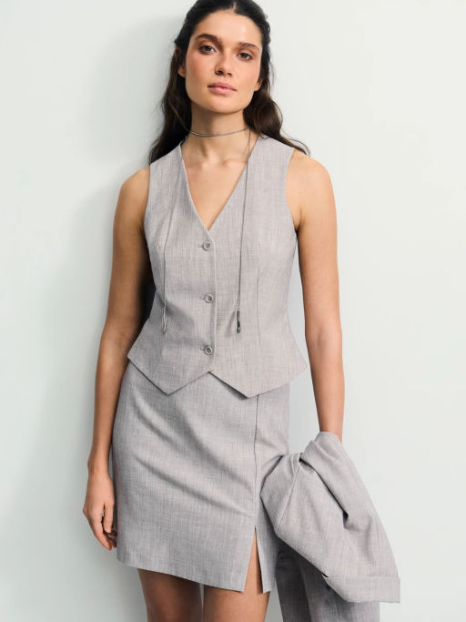 Юбка мини с вискозой в составе ZR2604013502-66 / Zarina  фото 2